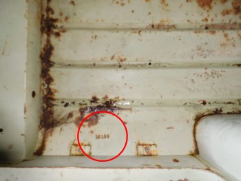 Car Number - Rear Floor