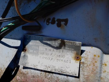 Car Number - Above Plate