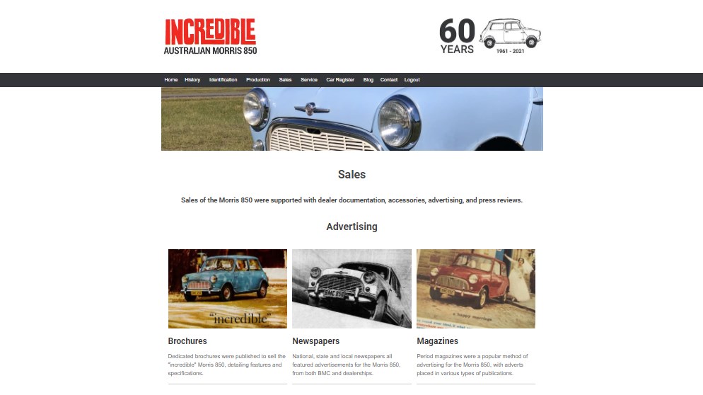 Check out the Sales page to explore new pages.