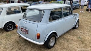 A car with a Morris 850 boot badge - hard to find!