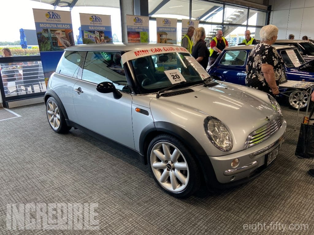 Examples of the first generation R50 MINI were in short supply, despite celebrating 20 years in Australia during the week of the show.