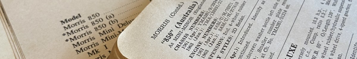 Australian Morris 850