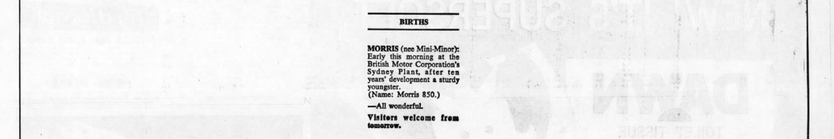 Australian Morris 850