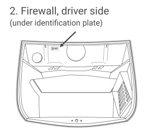 Body Number - Driver Side