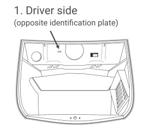 Car Number - Driver Side