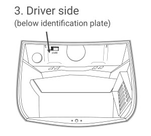 Car Number - Driver Side